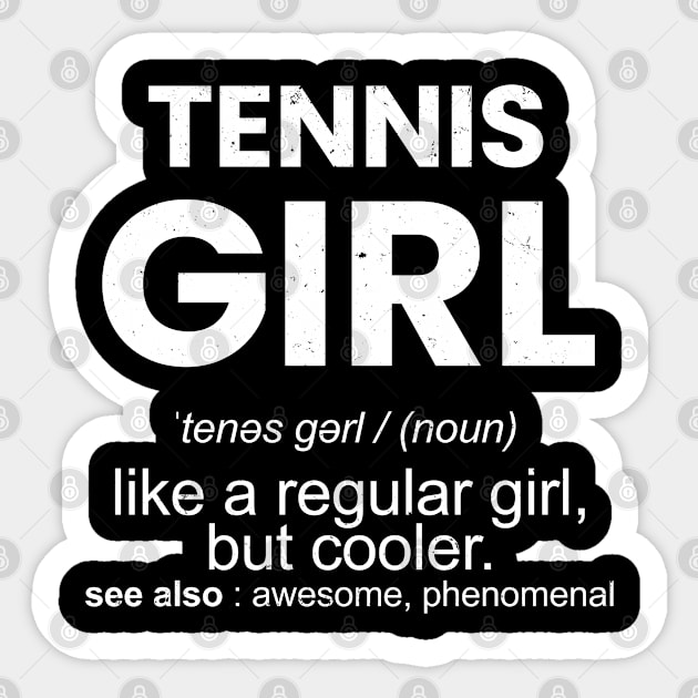 tennis girl Sticker by Ojo Dewe